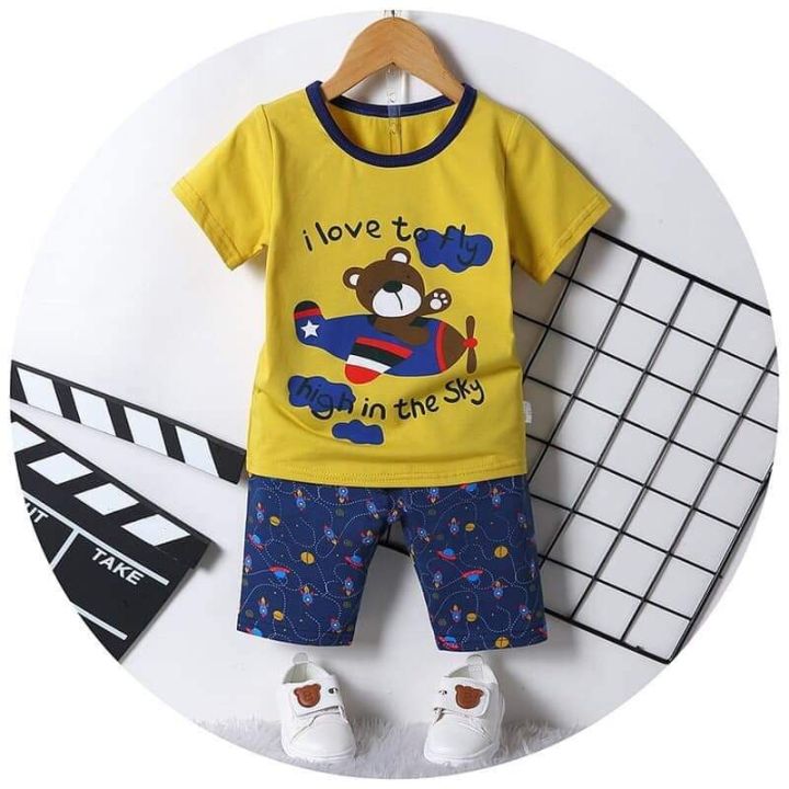 Kids SS Dummer Printed Crew Neck Tee : Imported Jersey Stuff 1-3 Years