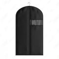 Black Dress Cover with Transparent Window,Pant Coat Cover,Suit Cover With Zip,Garments Clothes Cover Protector,Clothes Organizer,Garment Cover Bag. 