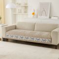 Geometry Jacquard Chenille Sofa Cover for All Seasons Living Room Non-slip Sofa Seat Cover Couch Slipcover, Sofa Towel.
