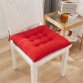 Solid Chair Cushion Square Mat Cotton Upholstery Soft Padded Cushion Pad Office Home Or Car Garden Sun Lounge Seat Cushion. 