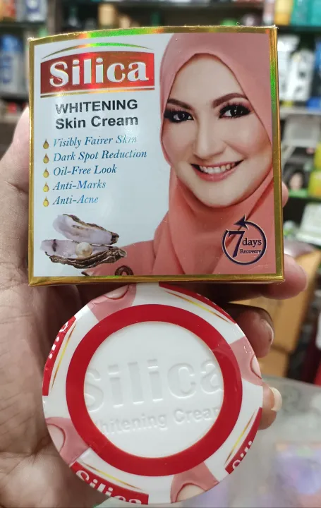 Silica whitening skin cream