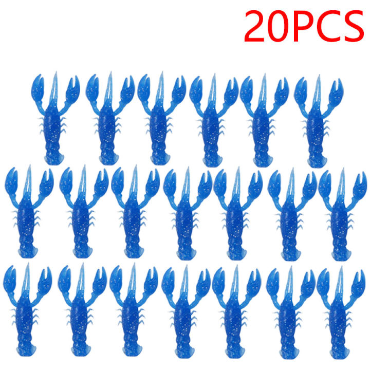 20pcs%20Crawfish%20Artificial%20Bait%20Shrimp%20Lobster%20Claw%20Lure%20For%20Bass%20Trout%20Pike%20Salmon%20Soft%20PVC%20Fishing%20Lures%20Swimbait%205.5cm/2.3g%20-%20Image%207