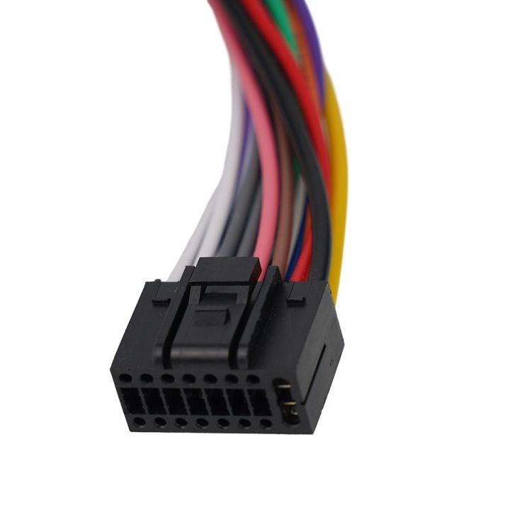 16 Pin Car Stereo Radio ISO Wire Harness Extension 40cm Cable For ...