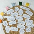 Water Soluble Stabilizer Embroidery Patterns Stick Stitch Embroidery Flower Pre-Printed Water Soluble Crafts Paper for Embroider. 
