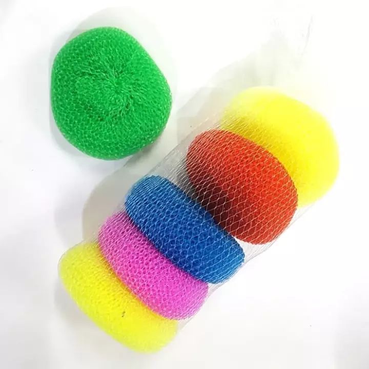 Dish Scrubber Kitchen Dish Pot Pan Washing Spiral Mesh 1 Pcs
