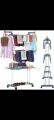 Foldable 3 Layer Clothes Drying Stand Rack - Heavy Duty Double Pole Indoor Laundry Dryer. 