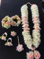 artificial flowers bridal jewellery best for mehendi maiyon for girls set. 