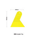 1Set4Color Car Tinting Tool,Non-slip Small Triangle Scraper - Suitable for Bubble-Free Vinyl Film、Paint Protection Film Applicat.