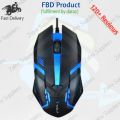 Usb Wired Opticle Computer Laser RGB Gaming Mouse 7 Color Changing Big Size. 