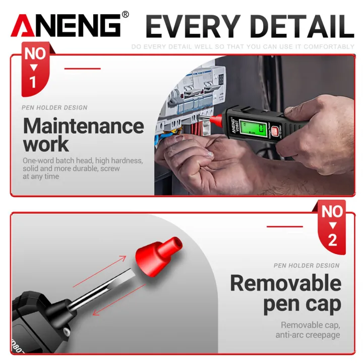 ANENG%20VD807%20One-word%20Induction%20Portable%2050/60Hz%20Smart%20Electric%20Pen%20Tester%20NCV%20Sensor%20AC%2012-300V%20Non-contact%20Wire%20Detector%20Tools%20-%20Image%207