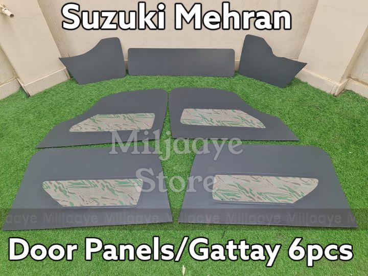 Suzuki Mehran Door Trims Panel Gata Door Gattay Gray Color 7pcs Full Set