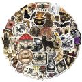 50Pcs Gothic Pharmacist Potion Bottle Stickers DIY Stickers Scrapbooking Phone Luggage Skateboard Decorative Waterproof Decals.