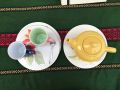 Vintage Jason Round Placemats Set of 6 Souvenir Hawaii Flowers Heavy Cork Board. 