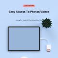 Lightning to SD Card Camera Reader for iPhone Andriod,SD Memory Card Reader Adapter Compatible with iPhone Plug and Play. 