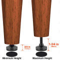 4 Pack Furniture Legs Heavy Duty Furniture Leveling Feet Adjustable Furniture Leg for Tables Chairs Sofa Raiser Dropshipping Hot. 