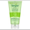 Simple Refreshing Facial Wash | Gentle & Soap-Free Cleanser for All Skin Types. 