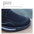 Spring Lightweight Deodorant Men's Shoes Breathable Mesh Sneakers Comfortable Trendy Versatile Shoes Men. 