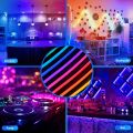 5V LED Flexible Silicone Neon Light RGB Strip 1M Remote Control Waterproof SMD 3535 Flexible Tape 108Leds/M Decor for Room. 