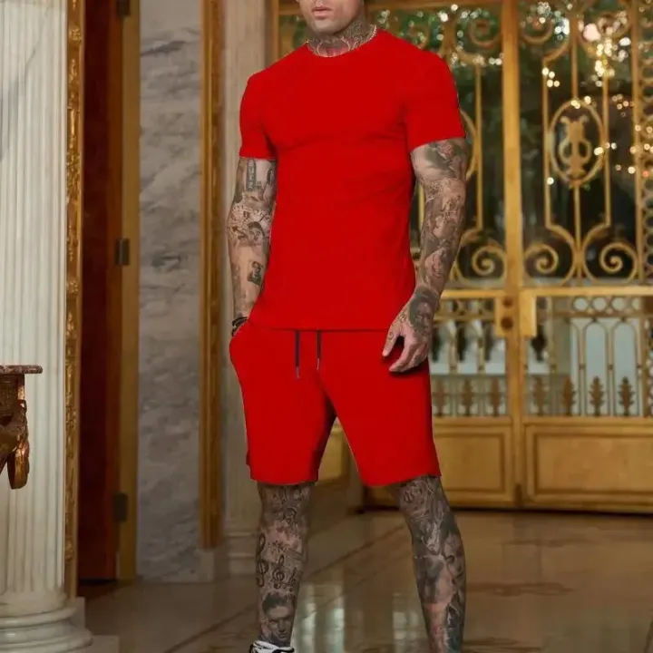 2025%20summer%20new%20men's%20breathable%20sportswear%20short%20sleeved%20t-shirt%20and%20shorts%20set%20popular%20quick%20drying%20clothing%20-%20Image%204