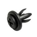 50pcs 6mm Plastic Rivets Black Rivet Fastener Mudguard Bumper Push Pin Clip For Most Car Models Interior Accessories.