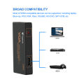 VGA to HDMI-compatible Converter Monitor/PS3/PS4/HDTV/Blue-ray DVD 3.5mm Audio Micro USB Power, HDMI-compatible Output Adapter. 