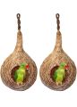 Bird Nest /Bird House (Hanging, Tree Mounting, Wall Mounting)-Pack of 2. 