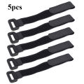 5pcs/lot Bicycle Handlebar Strap Holder Cycling Flashlight Tie Rope Bandages Universal Nylon Sticky Tie Fixed Items Bike Strap.