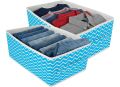 Foldable washable wadrobe Storage Box Folding Basket With Frame Clothing Organizer Drawer Cabinet Bin Containers For Wardrobe Bedroom Closet Home. 