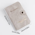 Waterproof Passport Holder Covers Case Travel PU Leather Credit Card Wallet Cute Passport Book For Women/Men Passport Cover.