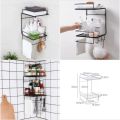 Multifunctional bathroom storage rack/ , kitchen organizers/kitchen accessories bartan stand,/shelf rack/kitchen accessories rack wall mounted/kitchen rack/bathroom accessories/washroom accessories. 