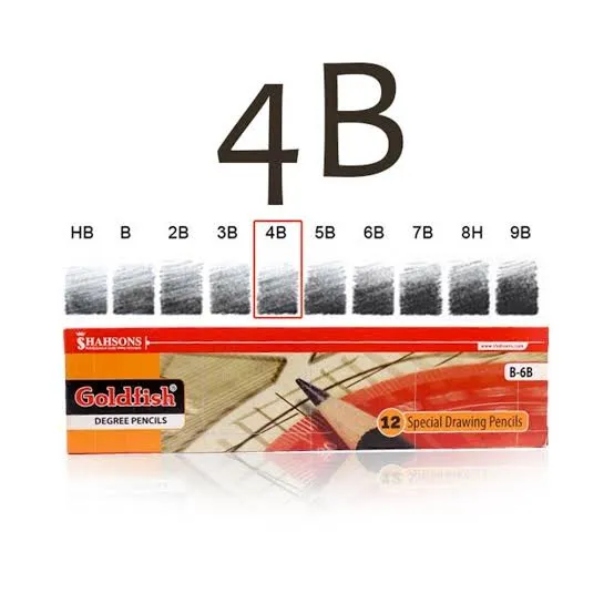 Goldfish%20Drawing%204B%20Pencils%20Pack%20of%204%20-%20Image%204