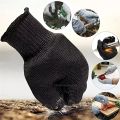 1 Pair Cutproof Protective Gloves Stainless Steel Wire Cut Resistant Bird Training Anti-Bite Work Safety Gloves Level 5 HPPE. 