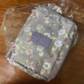 Travel Makeup Bag - Large Cosmetic Organizer Case for Women and Girls - Light Purple AOP Design. 