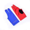 Spandex Snooker Billiard Cue Glove Pool Left Hand Open Three Finger Accessory. 