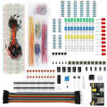 Electronic Components Kit Pack Starter DIY Project For Arduino R3 Common Capacitors Resistors Capacitors 830-well Breadboard. 