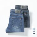 2026 New Cotton Men's Jeans Denim Pants Brand Classic Clothes Overalls Straight Trousers for Men Black Size 28-40. 