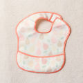3pcs/Set Waterproof Baby Bib Adjustable Hook&Loop Sleeveless Feeding Smock Bib for Kids 0~1 Years.
