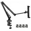 Tablet Stand Holder for Bed Rotatable Phone Stand for 4-12.9" IPad Pro  Tab  Pad Tablet Adjustable Holder Long Arm. 