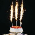 sparkling candles. 