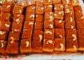 Katta Bibikkan / Pol Cake with Dry Fruits and Cashews. 
