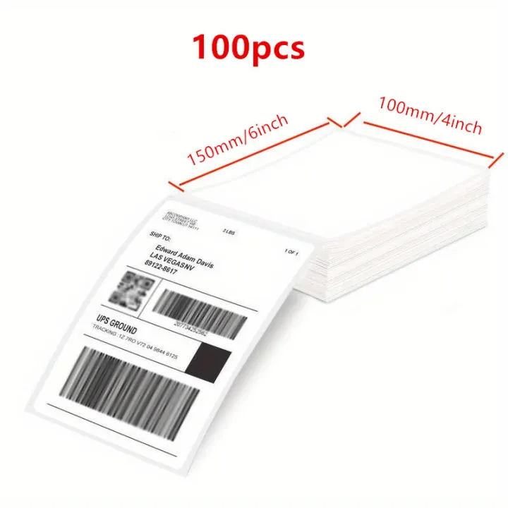 4x6%20Inch%20Direct%20Thermal%20Labels%20500%20Labels%20Per%20Stacked%20Strong%20Adhesive,%20Labels%20Resistant%20to%20Water%20&%20Grease%20For%20Shipping%20Label%20-%20Image%207