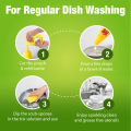 (Buy 1 Get 2 Free) Trix Dishwashing Liquid 500+25ml + Dishwashing Bar 2x75gm, Lemon Fragrance for Scratch-Free Sparkling Clean Dishes, removes grease stains with power-rich thick foam. 