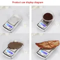 Mini Electronic Digital Pocket Scale 100g /200g Key Style Portable Precision Weighing LCD Backlit Display For Je. 