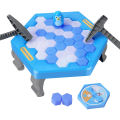 Children Save Penguin Ice Breaking Game Parent-child Interactive Funny Family Penguin Trap Toys Desktop Ice Cubes Balance Toy. 