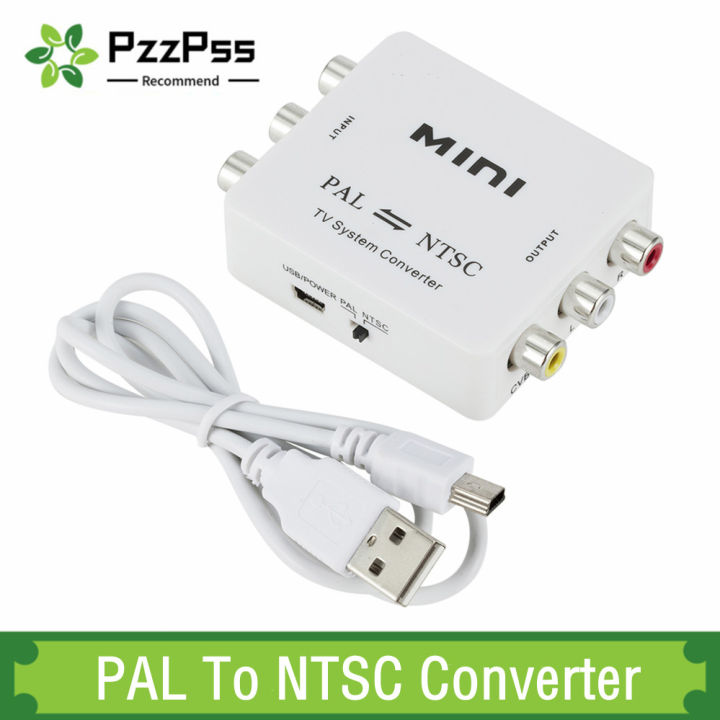 Mini PAL NTSC Bi-direction TV System Converter Switcher PAL to NTSC NTSC to PAL Dual-Way TV Composite Connection Converters