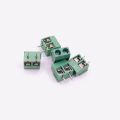 Terminal (10/pack) DT-350-3.5mm 250v-10a green terminal block, 3.5mm pin distance, straight down PCB print pin, available in Thailand. 