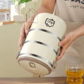 Miyo food Bento stainless steel bento box Portable 2 layer 3 layer 4 layer. 
