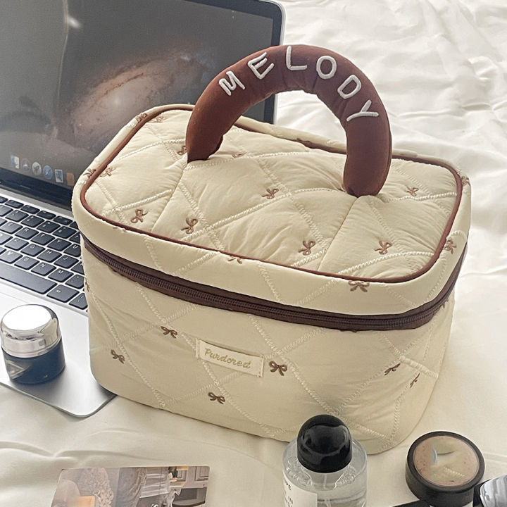 Fashion%20Brown%20Bow%20Cake%20Women%20Makeup%20Zipper%20Bag%20Large%20Capacity%20Tote%20Organizer%20Toiletry%20Cosmetic%20Pouch%20Ladies%20Make%20Up%20Handbag%20-%20Image%207