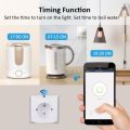 European Smart Socket 2 Pins Intelligent EU Socket Tuya WiFi Smart Plug Timing Voice Mobile Control 16A/20A Europe Sockets. 