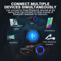 Maxto M3S Motorcycle Helmet Headset Bluetooth Intercom Waterproof Lens WiFi 1440p Video Recorder DVR Interphone.